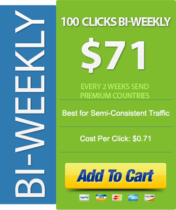 100 Top Tier Solo Ad Clicks Bi-Weekly $71